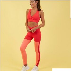 Gymshark Nikki b season 2 leggings in coral M